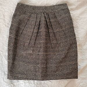 Anthropologie Tabitha Tweed Metallic Skirt